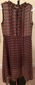 Sleeveless Summer Dress - Red - Large
