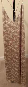 Spaghetti Strap Dress - Tan - Medium
